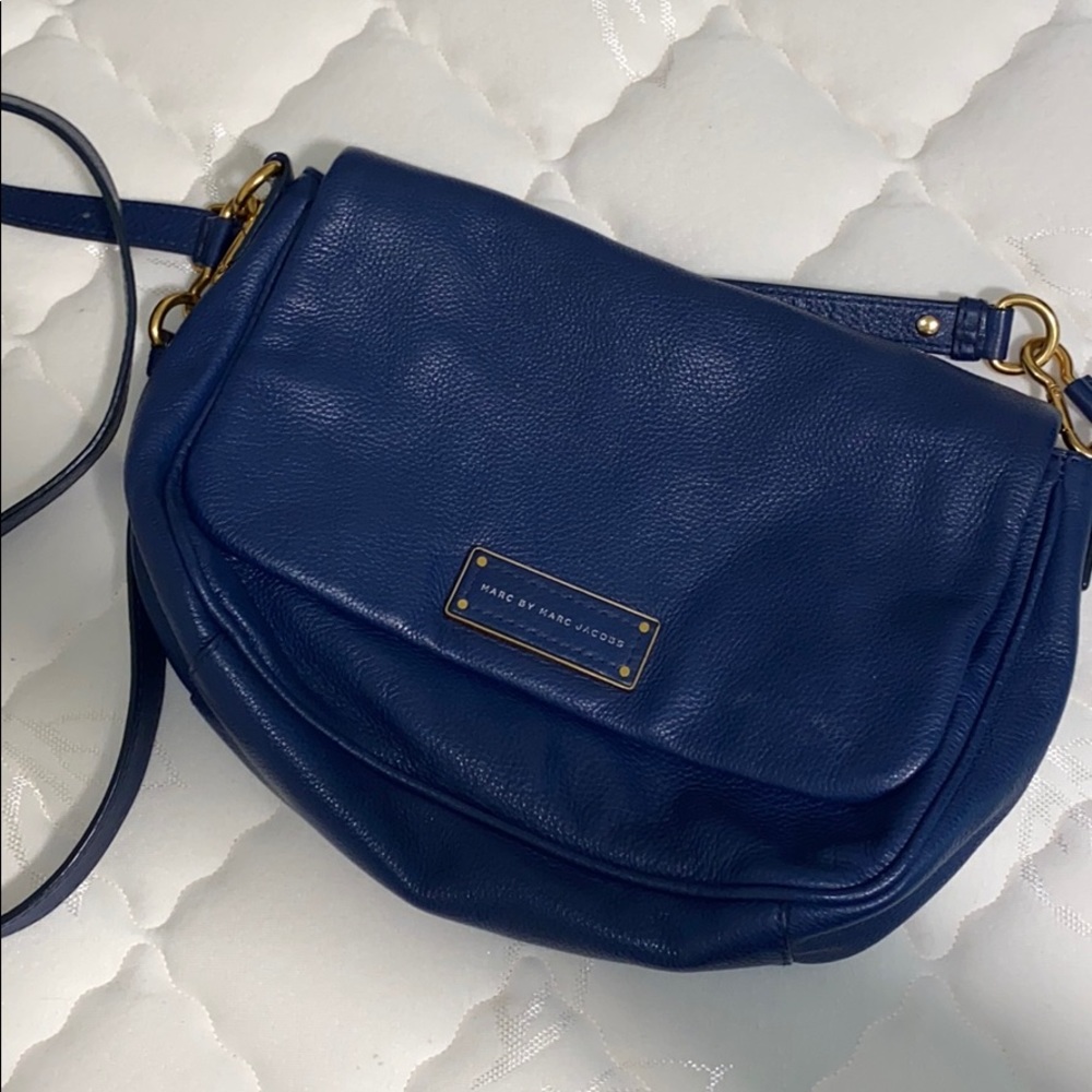 Blue leather Marc my Marc jacobs crossbody
